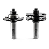 Torquata 12mm Tongue & Groove Router Bit Set on 1/2in Shank