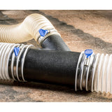Sherwood Y-Connector Reducer for 4in to 2in Dust Extraction Hose