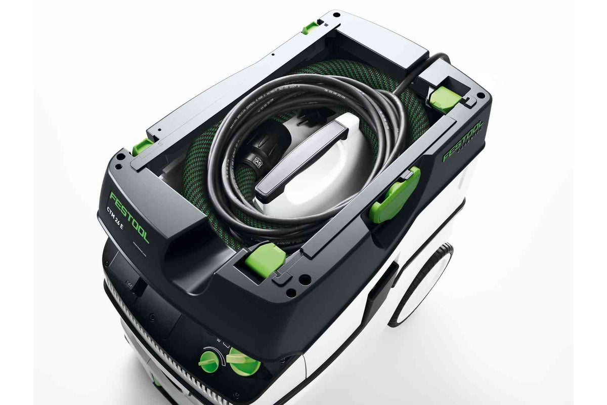 Festool CTM 26L M Class Dust Extractor, efficient dust extraction in woodworking