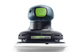 Festool ETS EC 150mm Brushless Random Orbital 3mm Sander in Systainer, showcasing ergonomic design for effortless fine sanding