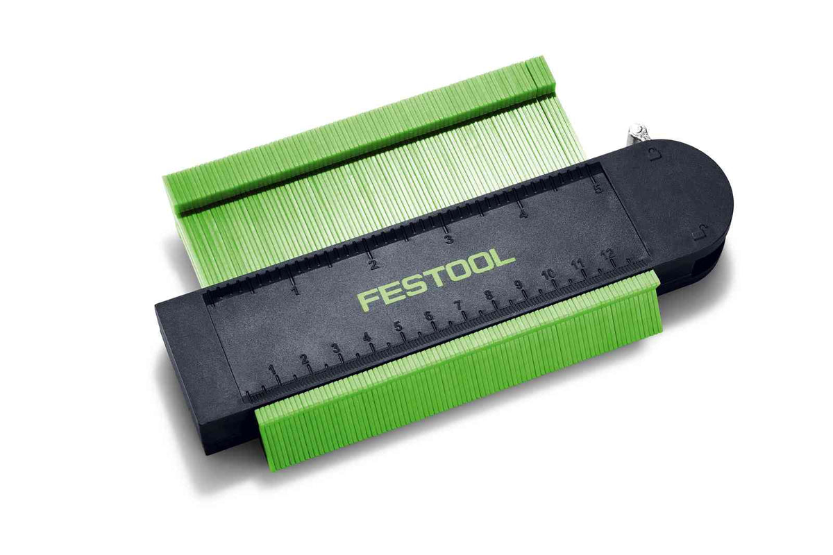 Festool Contour Gauge 145 x 105mm showing profile duplication tool in ABS plastic