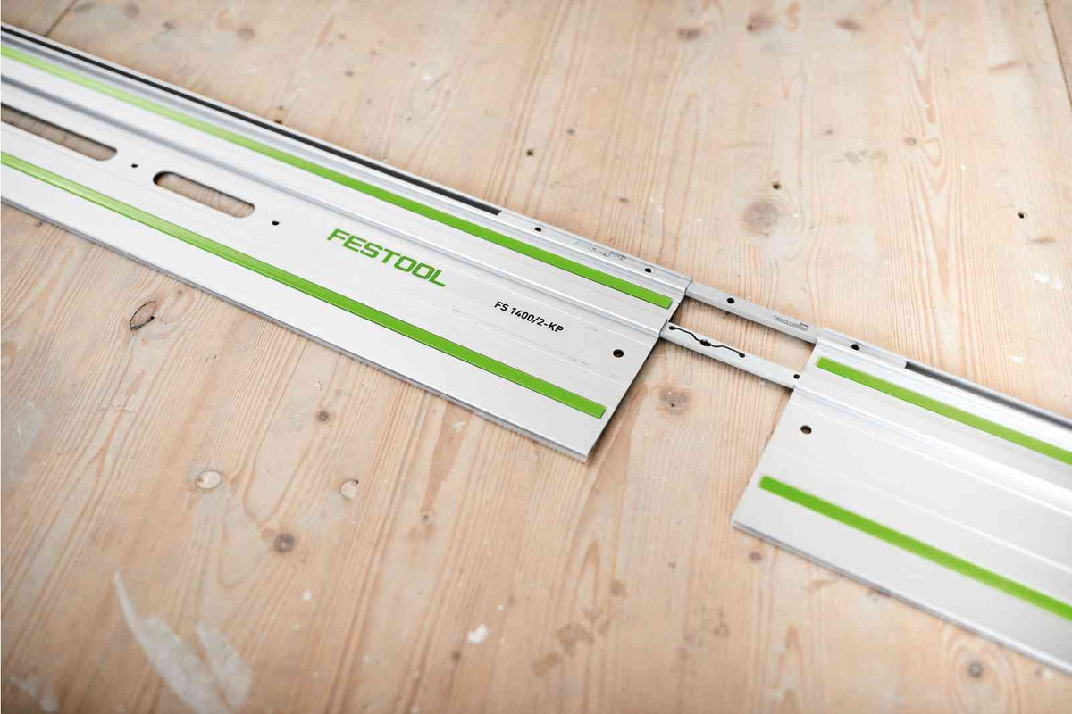 Festool FS Guide Rail Joiner Set connecting two guide rails for straight, stable alignment