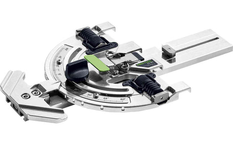 Festool FS Guide Rail Adjustable Angle Stop for precise angled cuts up to +/-60° with quick-clamping lever