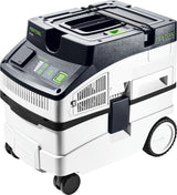 Festool CT 15L HEPA Class Dust Extractor in use on construction site