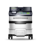 Festool CT 15L HEPA Class Dust Extractor in use at a construction site
