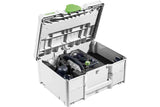 Festool Router Accessory Systainer Set OF 1010 Plunge Router accessories neatly stored in Systainer
