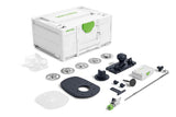 Festool Router Accessory Systainer Set with various attachments for OF 1010 Plunge Router. Neatly organized and ready for use