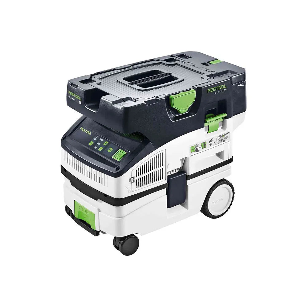 Festool CTMC MIDI 15L M Class cordless dust extractor with 18V power, Bluetooth Energy Set