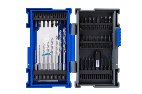 Fritzfurt Set of 40 Impact Driver Drill Bits - S2 & HSS Steel, Australian Woodworking Tools