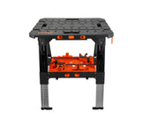 Pony Jorgensen 2-IN-1 Clamping Worktable & Sawhorse with clamps, side view