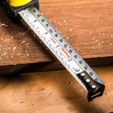 FastCap Auto-Lock Tape Measure showing built-in pencil sharpener