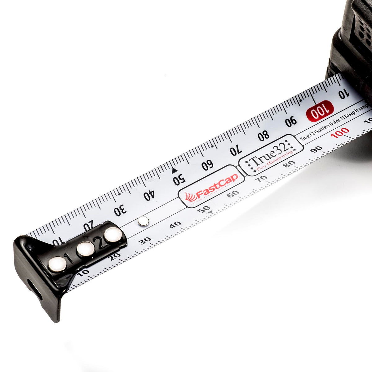 FastCap Measuring Set with Tape Measures, FatBoy Pen, Refill Leads & Tape Mount, angled view