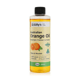 Gilly Stephenson's Orange Oil Timber Cleaning & Restoring Oil, Food Safe, 250mL, high purity, ideal for rejuvenating finished surfaces