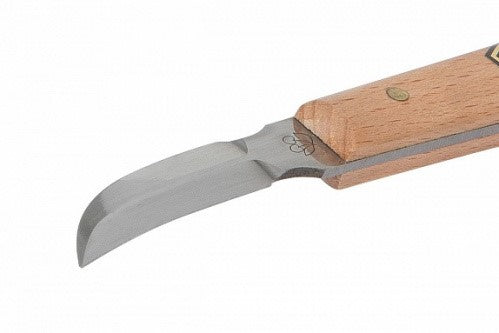 Kirschen Two Cherries 3353 Chip Carving Knife 38mm - Double Sided Curved Blade Detail