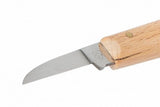 Kirschen Two Cherries 3358 Chip Carving Knife with Straight Edge Blade and Hornbeam Handle, ideal for specialty woodcarving projects