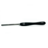 Crown 13mm Round Nose Scraper made of M2 Cryogenic Steel for woodturning applications