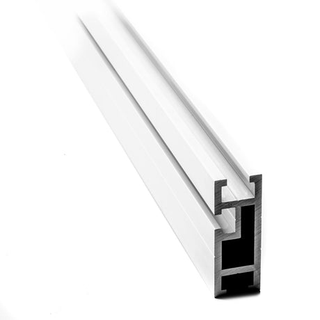 Torquata Aluminium Fence T-Track 610mm - Heavy-duty 22 x 59mm extrusion with 10mm T-Slots on edges