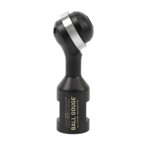 Arbortech Ball Gouge attachment carving concave surfaces with 'Anti-Grab Technology' in woodworking project