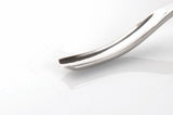 Kirschen Two Cherries #10 Long Bent Gouge Wood Carving Chisel in action