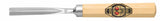 Kirschen Two Cherries #39 Straight V-Gouge Wood Carving Chisel 75-V in close-up view