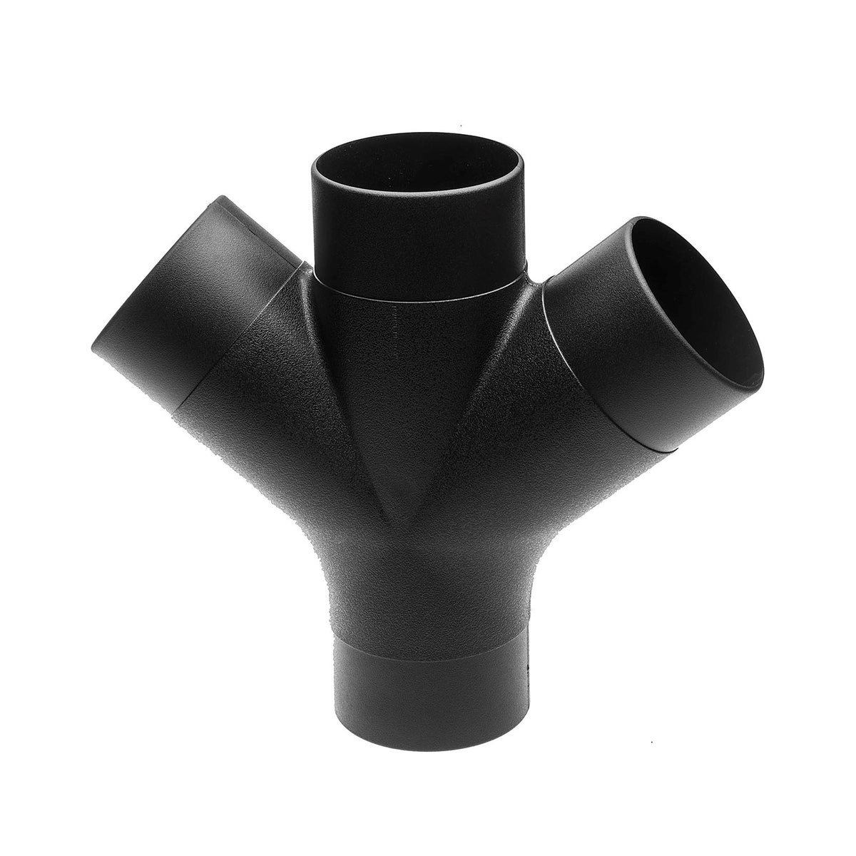 Sherwood 4in Tri-Connector Dust Extraction Hose Fitting 3-Way Junction Adapter in workshop setting