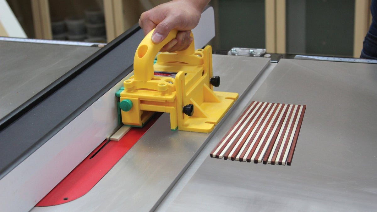 MicroJig GRR-Ripper 1/8in Leg Accessory for Thin Ripping on woodworking table