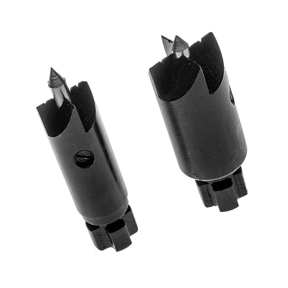 Torquata 100mm Scroll Chuck Spur Centres Only in action with spring-loaded centre pin and solid construction