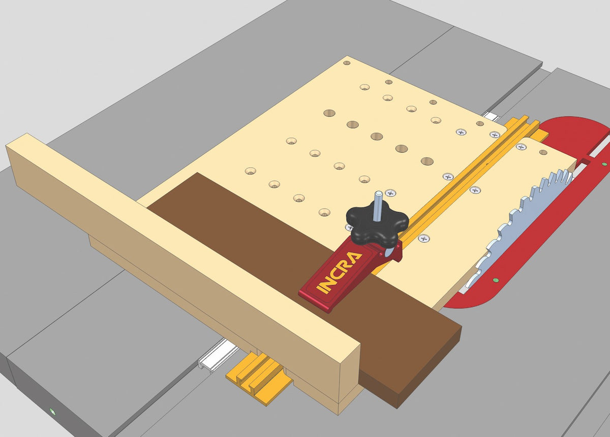 Incra Build-It System Starter Set Modular Jig & Fixture System, showing versatile jig creation possibilities
