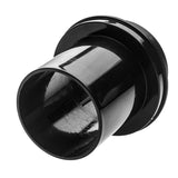 Sherwood 63mm threaded splice connector for dust extraction hose, compatible with Hold-Tite 63mm hose and OD fittings