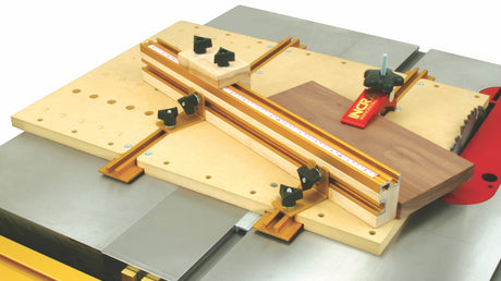 Incra Build-It System T-Track Plus with Measuring Tape, adjustable scales, metric markings, Lexan scales, woodworking tool