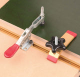 Incra Build-It System T-Track Anodised Aluminium in use on a woodworking table