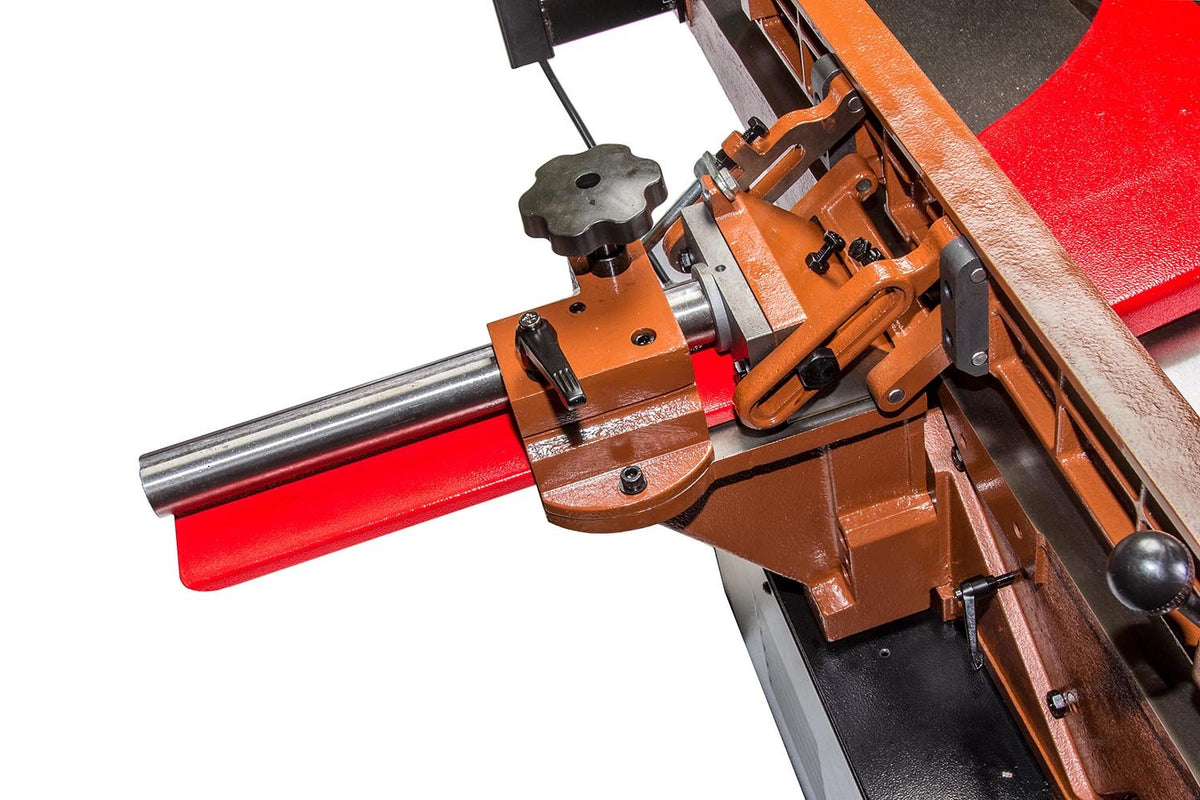 Sherwood 8in Wedge Bed Jointer Planer cutterhead detail