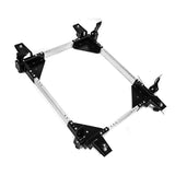 Sherwood Deluxe 400kg Mobile Machine Base Wheel Kit with Swivelling Castors and Adjustable Feet