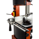 Sherwood 10in 250W Standard Bandsaw cutting through wood