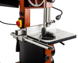 Sherwood 10in 250W Standard Bandsaw in use for precise wood cutting