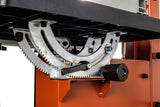 Sherwood 12in 750W Standard Bandsaw in action cutting wood slabs