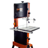 Sherwood 14in 1100W Bandsaw in action, cutting wood with precision