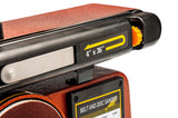 Sherwood 4 x 6in Benchtop Belt and Disc Sander 375W in action at a woodworking shop