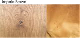 Whittle Waxes Evolution Colour Stain in Impala Brown on wood surface