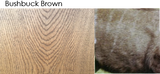 Whittle Waxes Evolution Bushbuck Brown Stain on Wood Surface