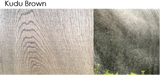 Whittle Waxes Evolution Colour Stain Kudu Brown application on wood surface