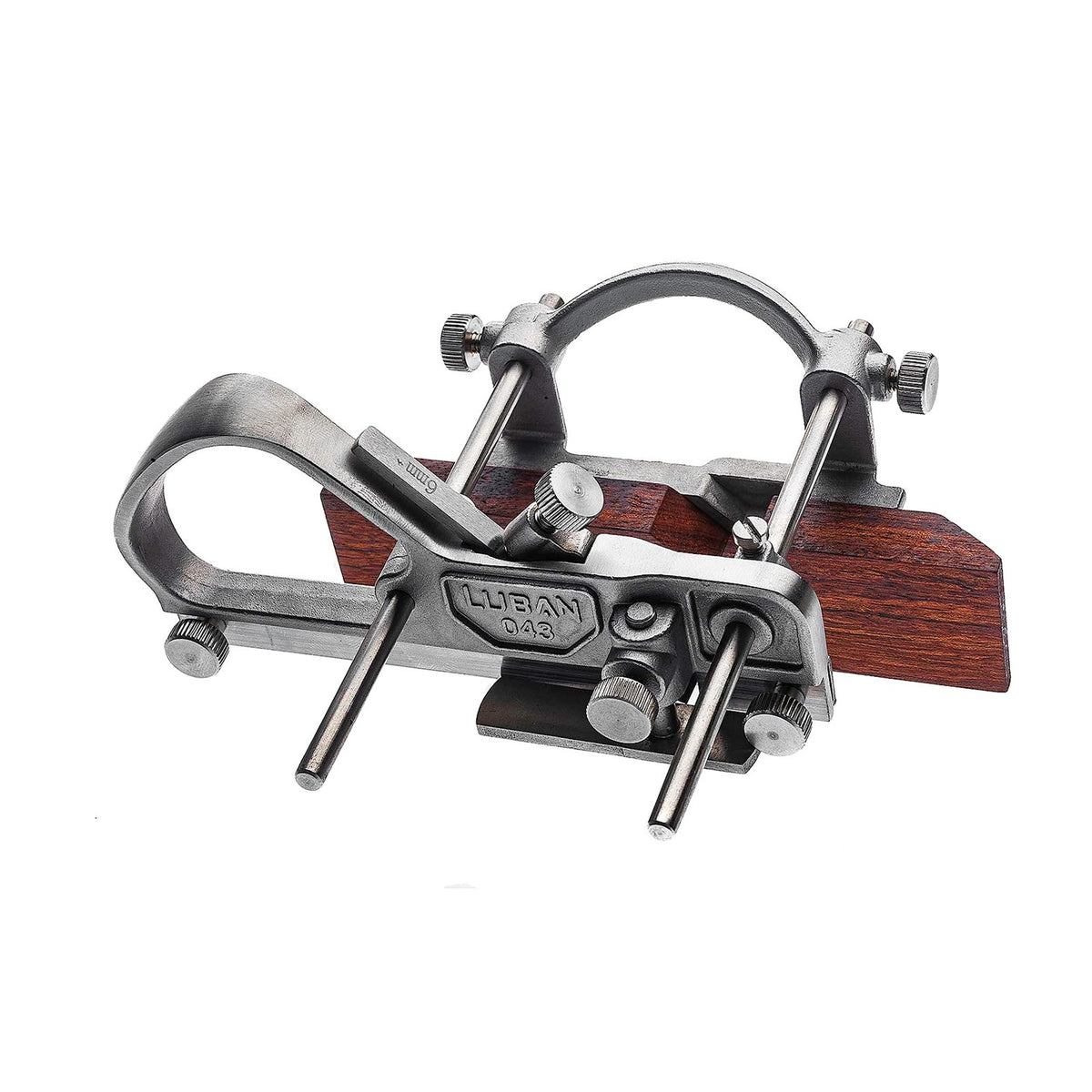 Luban Number 43 Plough Plane with Metric Blades in Woodworking Setting