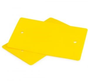 West System 150mm Plastic Spreader Squeegee for Epoxy Resin - Pack of 2, angled view showing fine edge detail