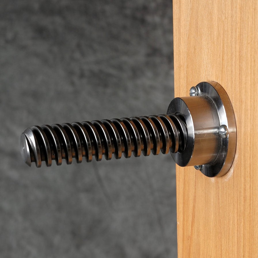 Australian-made Benchcrafted Glide Leg Vice Machined Finish with Solo Criss Cross showcasing superior grip for woodworking precision