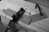 Benchcrafted Bench Top Traditional Planing Stop with Milled Teeth side view showing teeth and craftsmanship