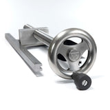 Benchcrafted Hand Wheel Tail Vice with Machined Finish in Australian woodworking tools store