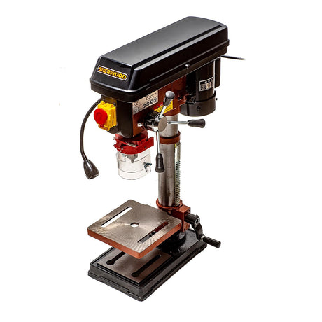 Sherwood 375W Portable Benchtop Drill Press, ideal for hobbyists, lightweight and user-friendly