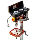 Compact Sherwood Benchtop Drill Press with 550W power, ideal for small workshops