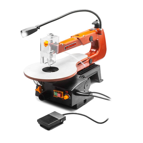 Sherwood 16in Variable Speed Scroll Saw - Precision woodworking tool with 75W motor and adjustable speed settings