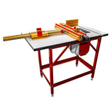 Incra LS Super System 430mm Combination Kit with MAST-R Lift & SRM-1800 Motor in action on router table